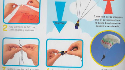 Cómo hacer un paracaidas de papel Fácil paso a paso