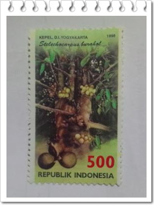 prangko buah kepel yogyakarta tahun 1998