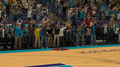 NBA 2K13 New Orleans Hornets Arena Crowd Fix Mod