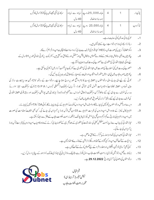 Agriculture Department Government Jobs 2022 Advertisement