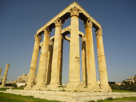 Temple of Olympian Zeus Kuil Yunani