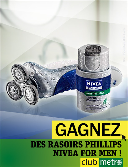 2 rasoirs électriques Philips Nivea for Men 