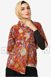 Model Baju Batik Muslim Untuk Wanita Terbaru