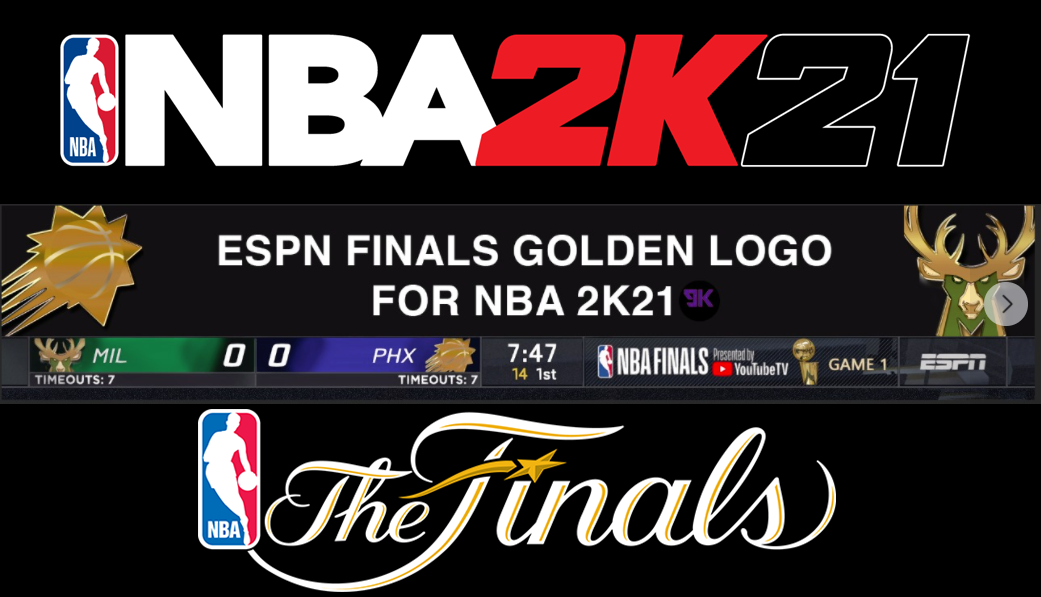 NBA 2K21 Golden Team Logos for ESPN Scoreboard by Drian9K - Shuajota