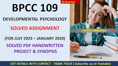 Bpcc 109 solved assignment 2023 24 ignou