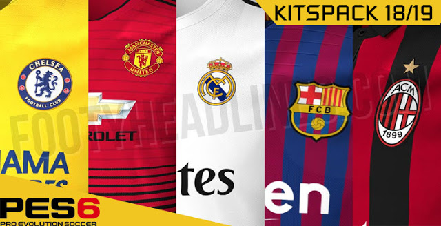 PES6 Full Kitpack GDB 2018/19  Download for PC 