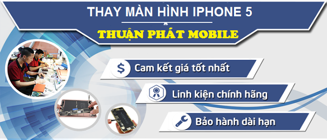 dịch vụ thay màn hình iPhone 5