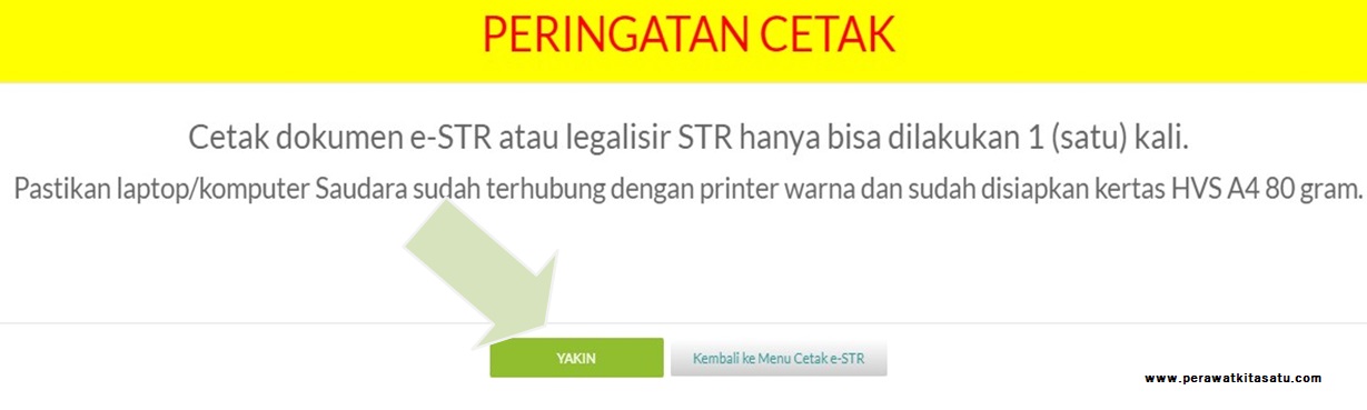 Cetak STR kertas A4 80 gram