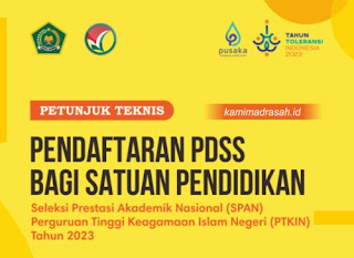 Cara Pendaftaran PDSS SPAN-PTKIN Terbaru 2023