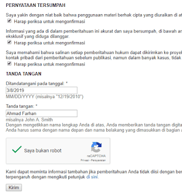 Cara Melaporkan Blog Copas ke Google DMCA