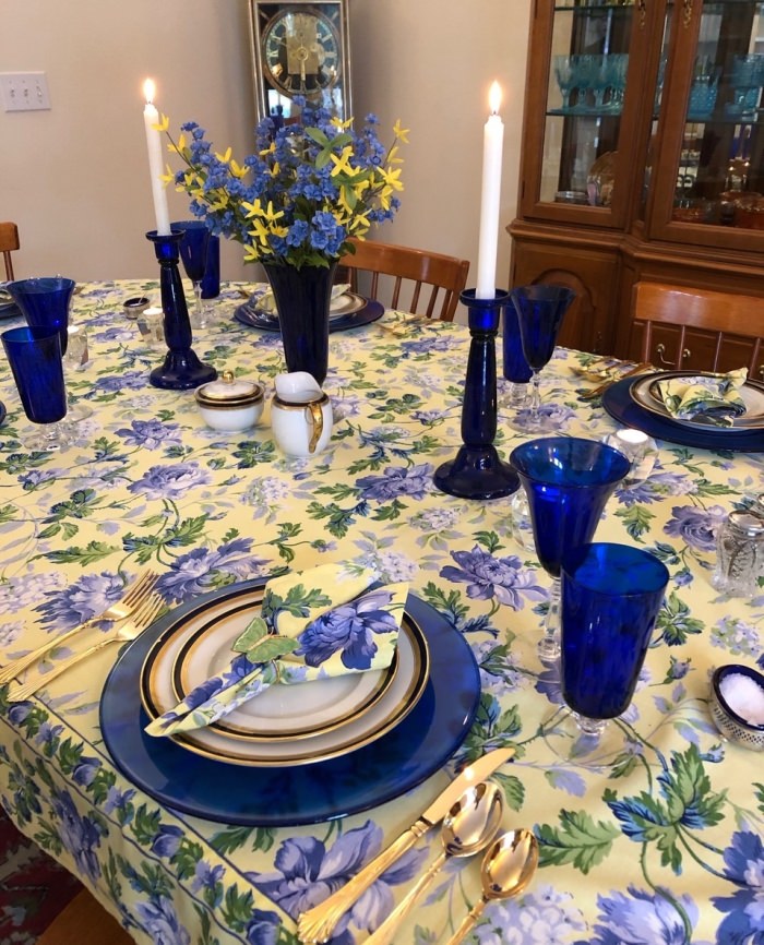 Beautiful Table Setting With Vintage