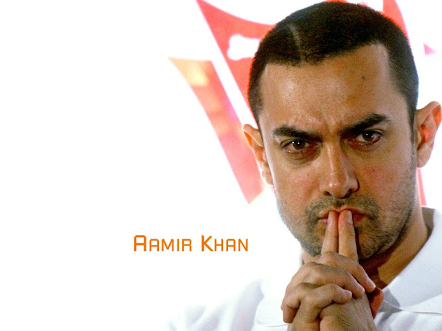 Aamir Khan thinking