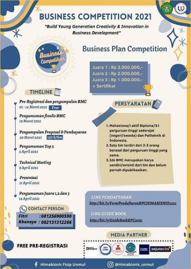 Business Competition 2021  Universitas Mulawarman