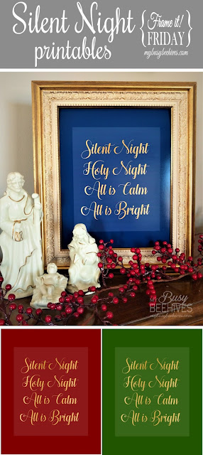 Silent Night printable