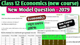NEB Class 12 Economics Model Question Paper 2080