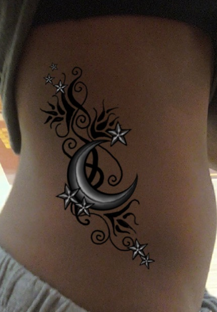 Shining Stars 3D Tattoo