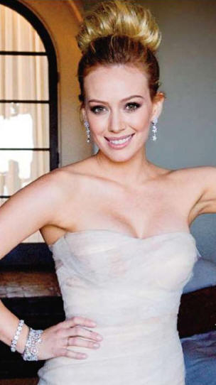 Hilary Duff Wedding Hairstyle