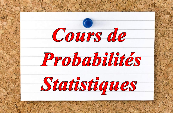 Probabilités Statistiques : Cours et exercices SMC S4 PDF