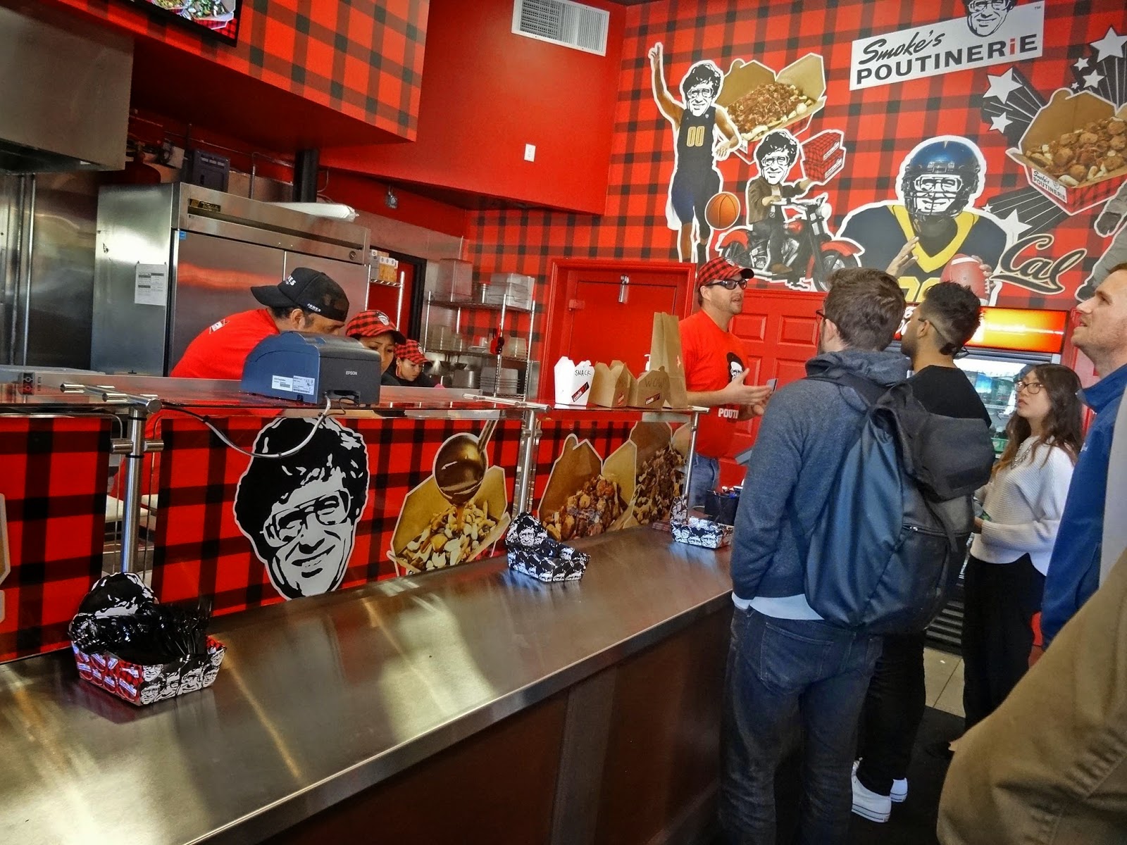 smokes poutinerie is located one block off of telegraph and