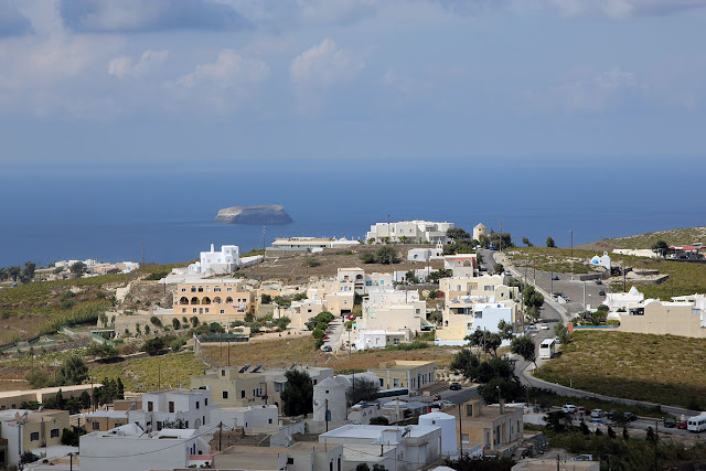 vue de Santorini Village Pyrgos 