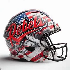 UNLV Rebels Patriotic Concept Helmet