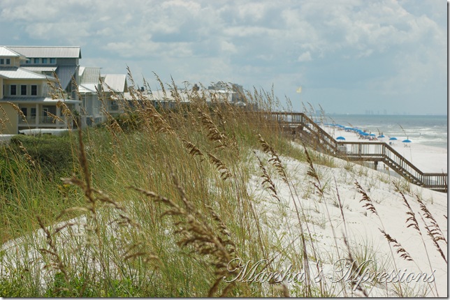 houses and sand