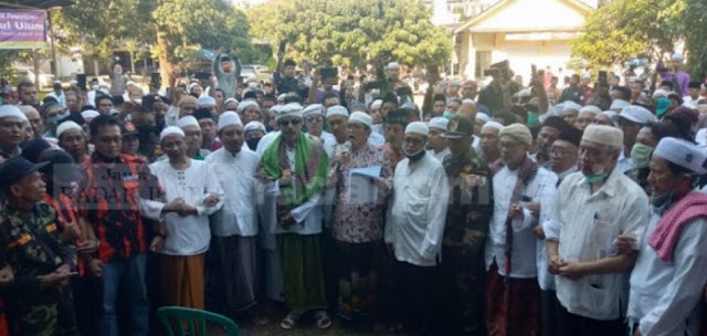 Kompak Nih, FPI, Banser dan Pemuda Pancasila Gelar Aksi Tolak RUU HIP