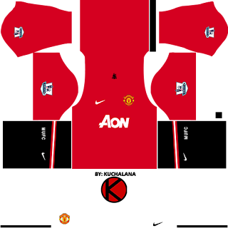  Get the new kits Manchester United seasons  Manchester United Kits 2013/2014 - Dream League Soccer