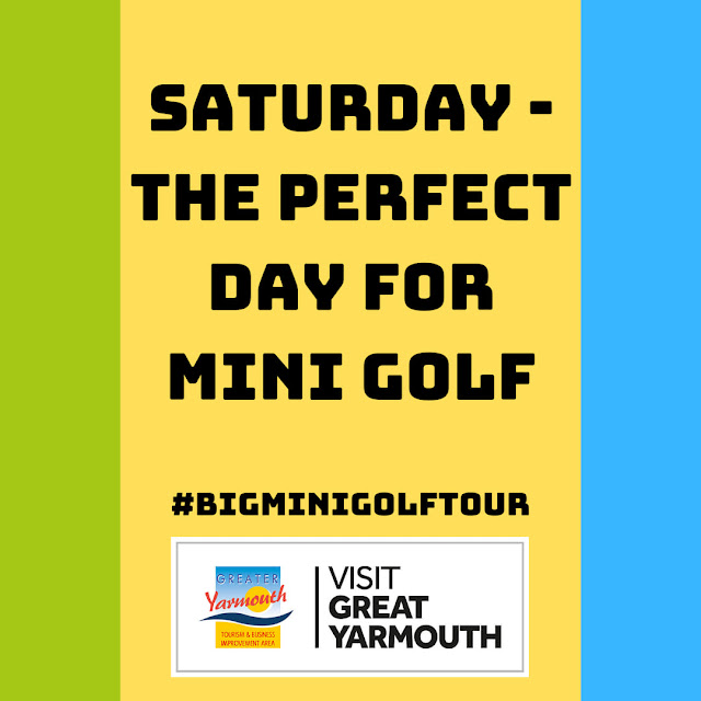 Saturday - the perfect day for mini golf