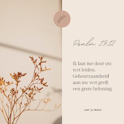 Leef je geloof, Hillie Snoeijer, Psalm 19