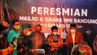 Peresmian Graha HMI Bandung, Pusat Kreativitas Produk Halal & Inkubasi Bisnis