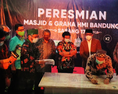 Peresmian Graha HMI Bandung, Pusat Kreativitas Produk Halal & Inkubasi Bisnis