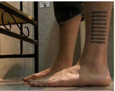  tattoo designs for all types of people who know about binary number 