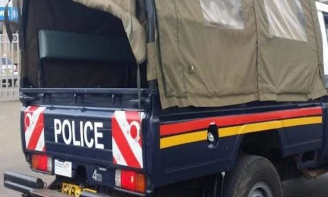 Police car in Mombasa photo