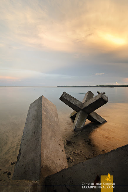 Sunset at Jawili Beach in Tangalan, Aklan