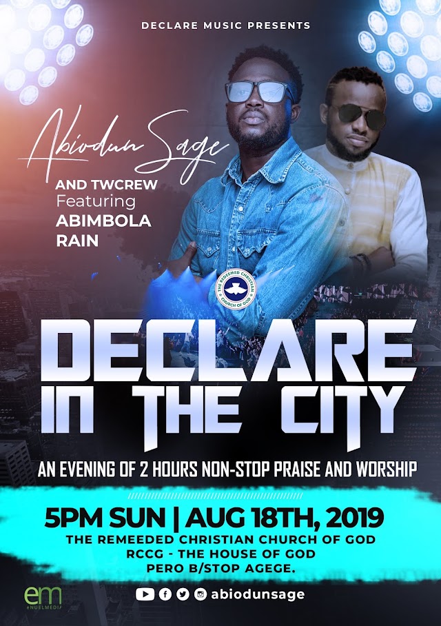 Event: Declare in the City 5.0 by Abiodun SAGE Features Abimbola Rain