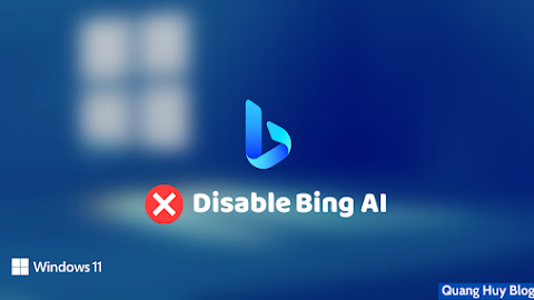 Cách vô hiệu hóa tìm kiếm Bing AI trên Windows 11