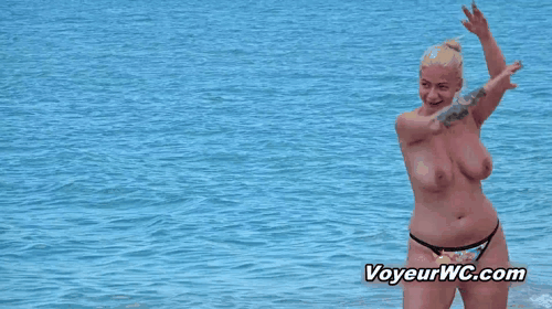 Beach voyeur spying on women sunbathing naked on beach (Beach Sоme 3001-3010)
