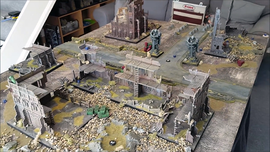 wargame city table