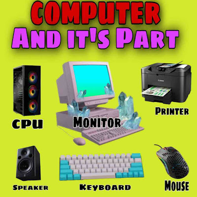 Computer and its parts/ characteristics and limitations of computer system