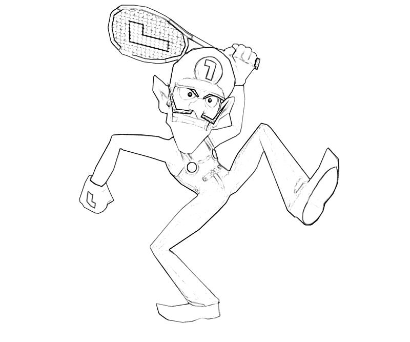 printable-waluigi-tennis-coloring-pages