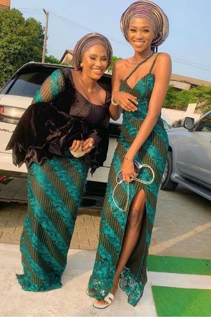 Aso Ebi Lace Gown Styles For Ladies: Lace Gown Styles.