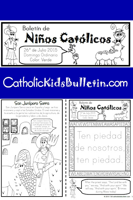 Catholic Kids Bulletin, Kids can learn at Mass, FREE PRINTABLE