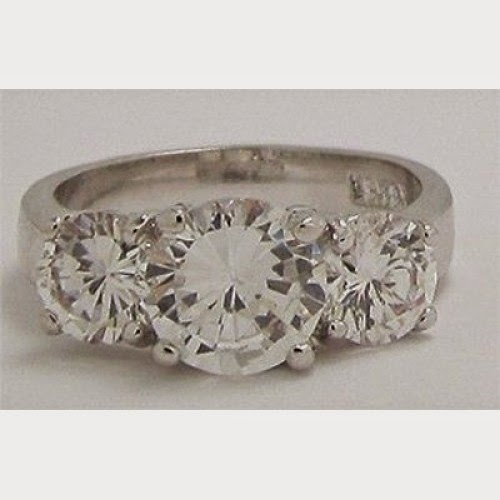 STAINLESS STEEL RING Crystal Ring Artificial Ring 