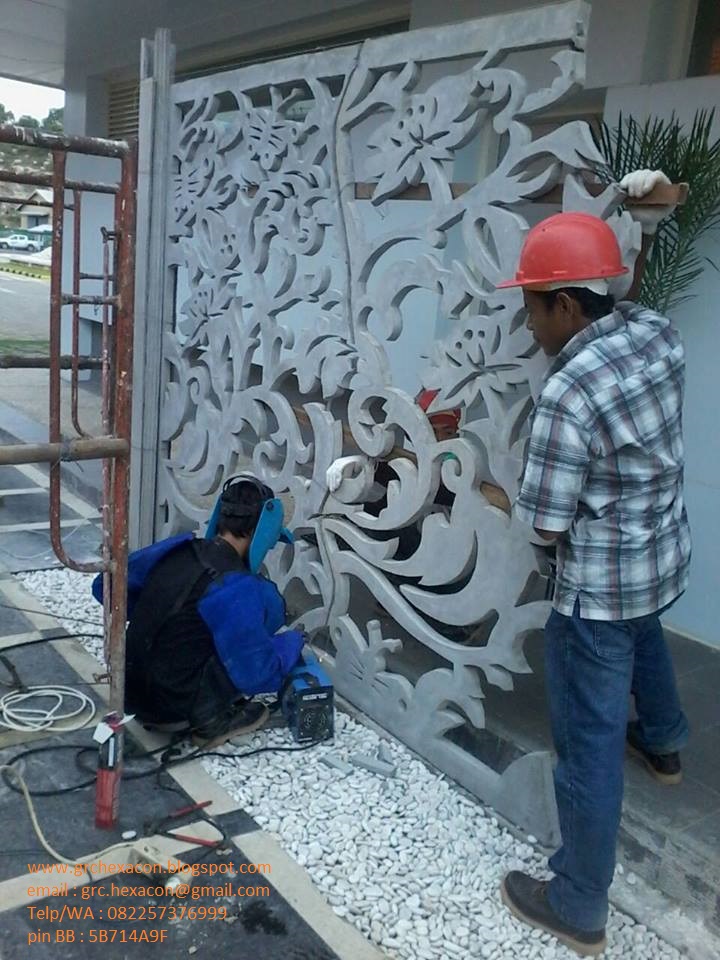  GRC  HEXACON INDONESIA ornamen GRC  dan roster beton Cara  