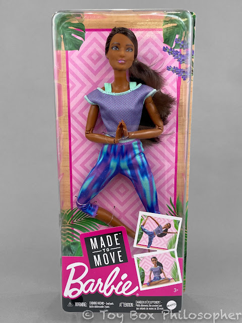 Barbie Made To Move Doll With Curly Brunette Ponytail GXF06