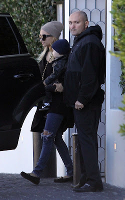 Nicole Richie and Joel Madden heading to breakfast at Hugo's restaurant in West Hollywood