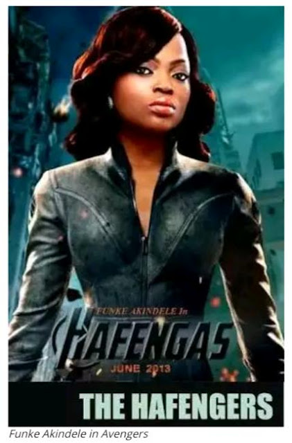 Funke Akindele in Hollywood’s film 'The Avengers: Infinity War '