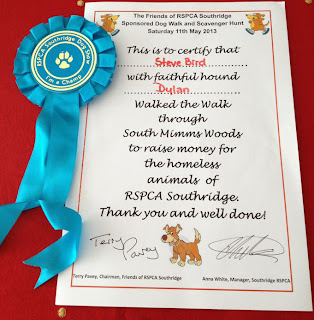 Dat Doggy Dylan did it!! Sponsored 6 mile walk May 11th 2013