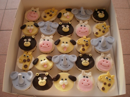 Animal Themed Cupcakes